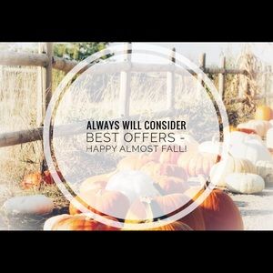 Always will consider best offers!